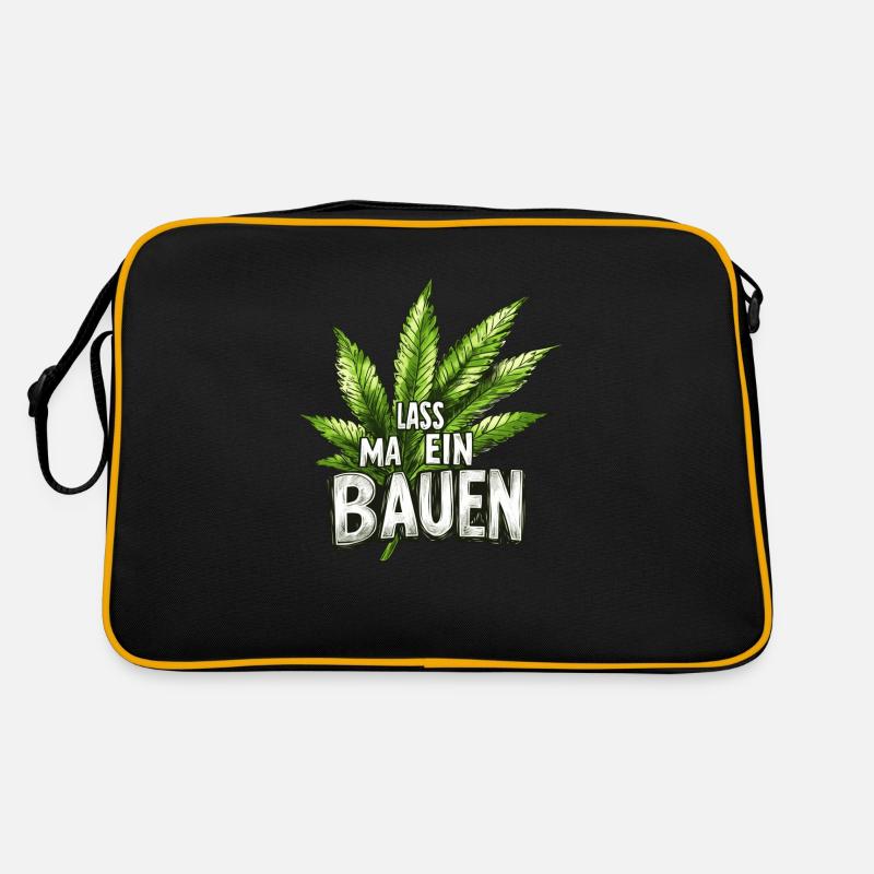 lass ma ein bauen Retro Tasche