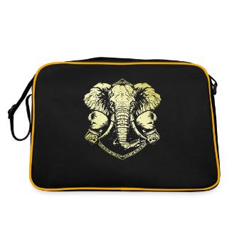 Elephant Boxer - Retro Bag - black/gold - Back