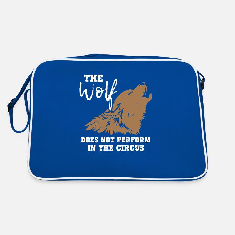 The Wolf Does Not Perform In The Circus Retro Tasche