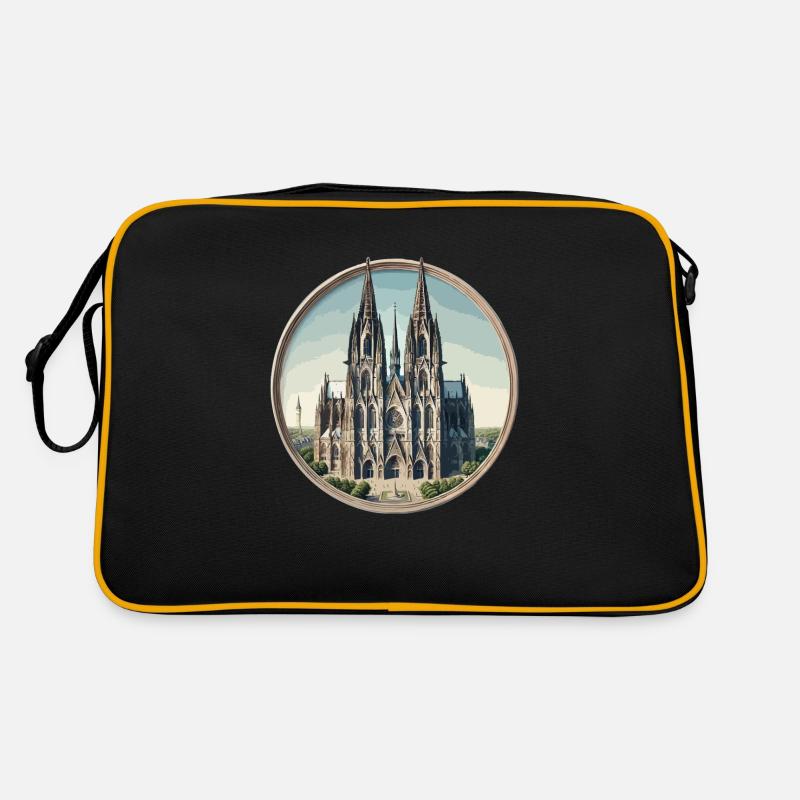 Kölner Dom Retro Tasche