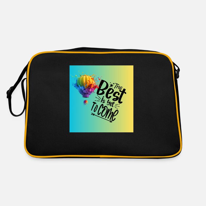 DAS BESTE MIT EINEM LUFTBALLON Retro Tasche