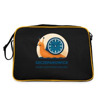 Szczepanowice – là où le temps passe plus lentement - Sac Retro - noir/or - Dos