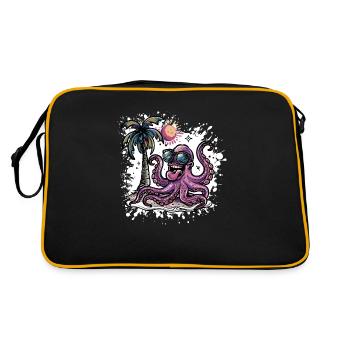 Octopus Vacances d’été - Sac Retro - noir/or - Dos
