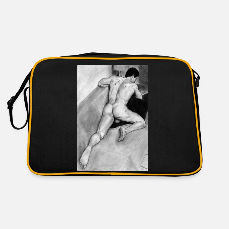 Bleistift Mann Retro Tasche