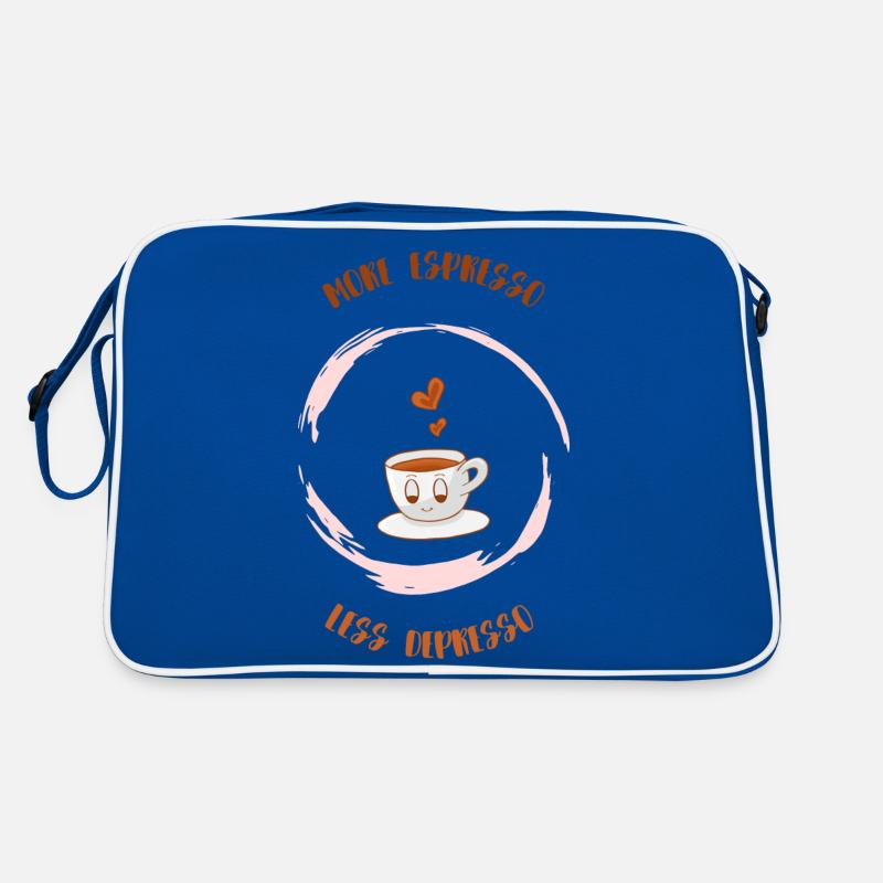 Espresso, Coffee, Kaffee, Latte, Geschenkidee, Fun Retro Tasche