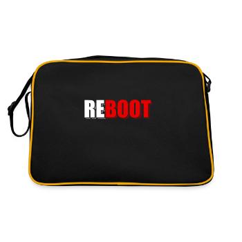 computer - Retro Bag - black/gold - Back