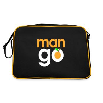 L'homme va à la mangue - Sac Retro - noir/or - Dos