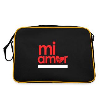 mi amor - Retro Bag - black/gold - Back
