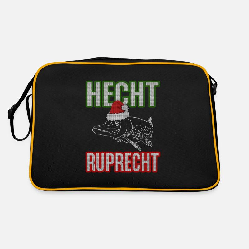 Hecht Ruprecht - Angler Geschenk Retro Tasche