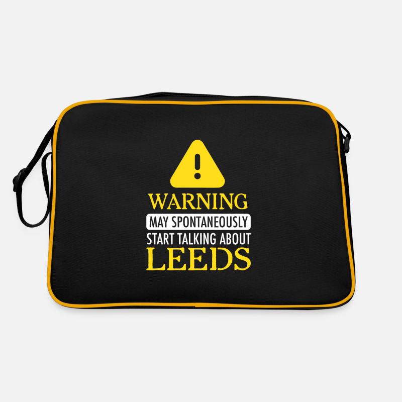 WARNING !: Leeds - Retro Bag - black/gold