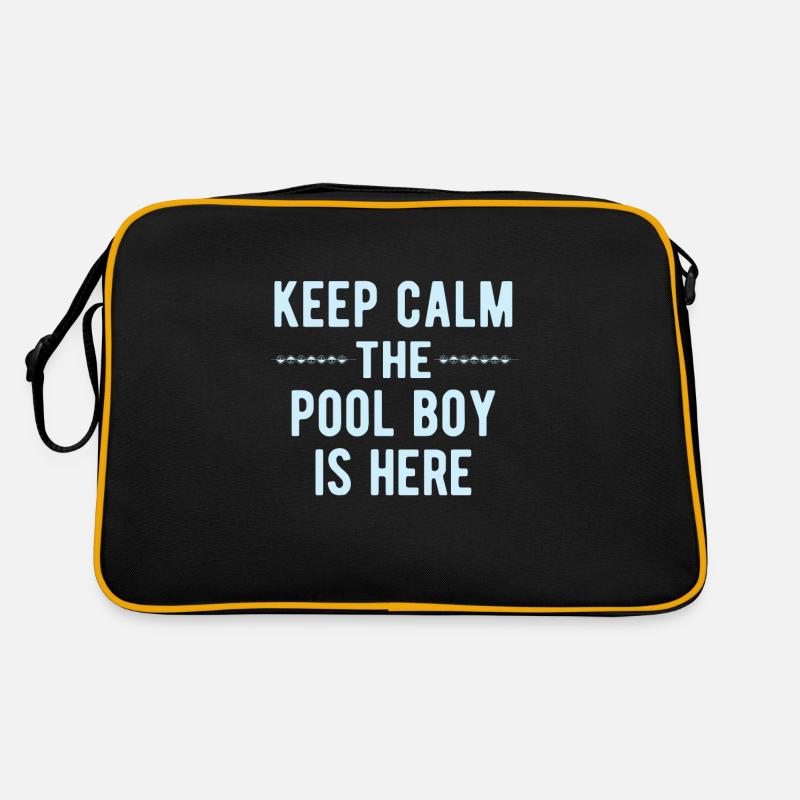 Pool Boy: Keep Calm Retro Tasche