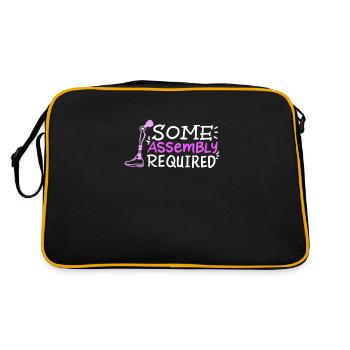 AMPUTEE: Assembly Required - Retro Bag - black/gold - Back