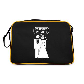 Bachelor party - Retro Bag - black/gold - Back