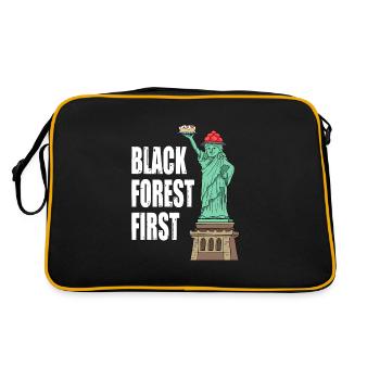 Black Forest First Design - Retro Tasche - Schwarz/Gold - Hinten