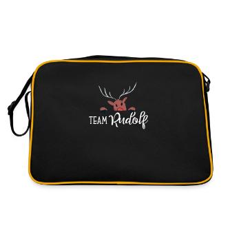Tenue de l'équipe Rudolf pour les familles Tenue de Noël - Sac Retro - noir/or - Dos