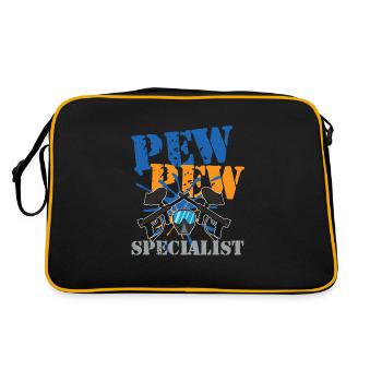 Paintball specialist for a paintball player - Retro Bag - black/gold - Back