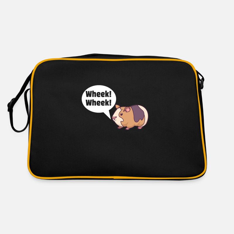 Cochon d'Inde GUINÉE PIG: Wheek! Wheek! Sac Retro
