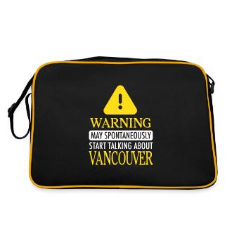 VANCOUVER WARNING ! : Vancouver - Sac Retro - noir/or - Dos