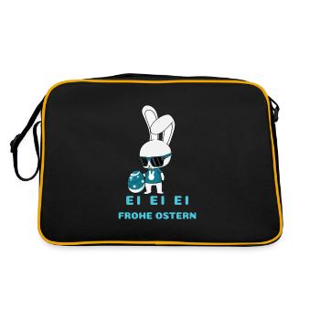 Joyeuses Pâques - Sac Retro - noir/or - Dos