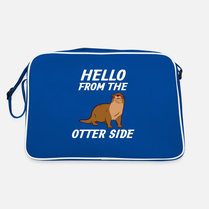 Otter Gift Hello From the Otter Side Retro Tasche