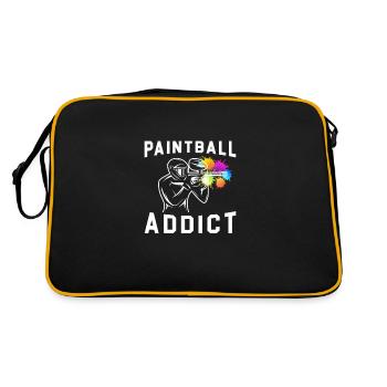 Paintball / Airsoft / Paintballer: Paintball - Retro Bag - black/gold - Back