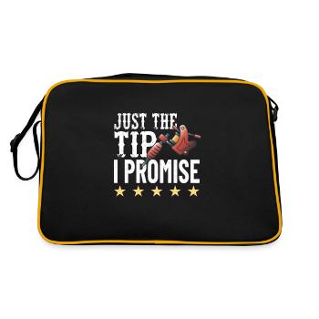 TATTOO-KÜNSTLER INKING TATTOOS : the Tip I promise - Retro Tasche - Schwarz/Gold - Hinten