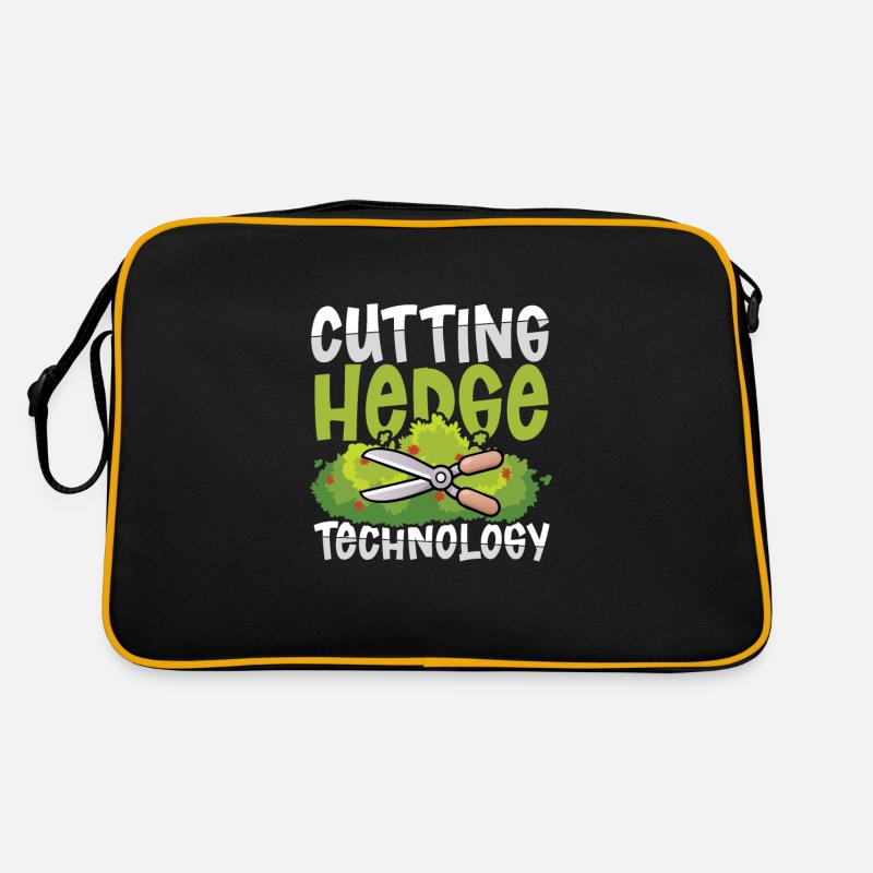 CUTTING HEDGE TECHNOLOGY - Retro Tasche - Schwarz/Gold