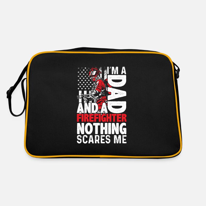 Je suis père et pompier, rien ne m'importe Sac Retro