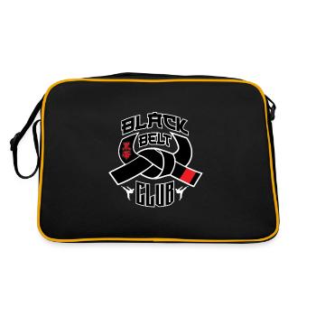 KARATÉ ARTS MARTIALS CADEAU IDEE : Black Belt Club - Sac Retro - noir/or - Dos