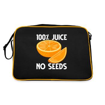 Vasectomie drôle Opération Rengaine Semences de jus - Sac Retro - noir/or - Dos