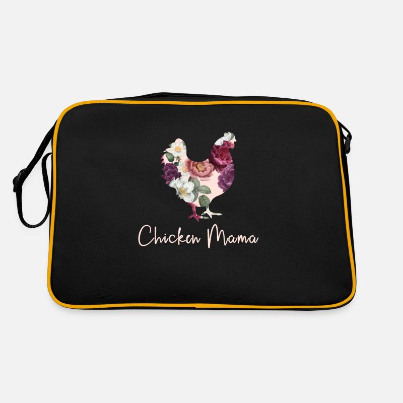 Poulet maman poule fermier mamma poulet Sac Retro