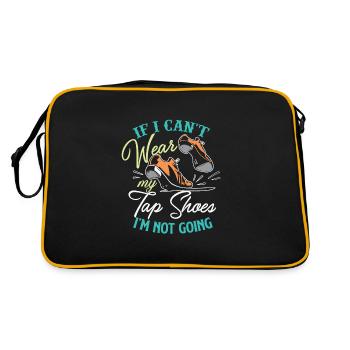 TAP DANCE TAP DANCING TAP TEACHER gift idea - Retro Bag - black/gold - Back