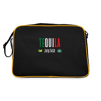 International Tequila Tag - Cadeau Mexique - Sac Retro - noir/or - Dos