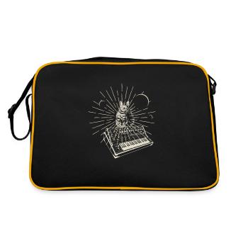 Synthétiseur modulaire Analogique Lune Techno Acid Chat - Sac Retro - noir/or - Dos