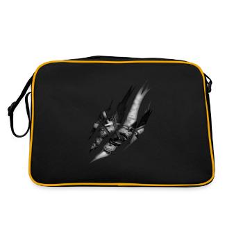 Darts Player Tournament Team Dartboard - Retro Bag - black/gold - Back
