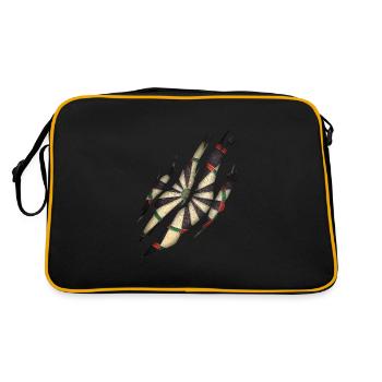 Jeu de fléchettes Hobby Fléchettes - Sac Retro - noir/or - Dos