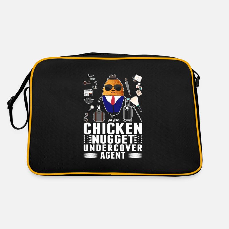 Undercover Chicken Nugget Agent Nug Life Retro Tasche