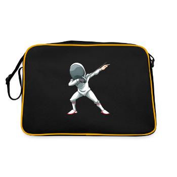 Fencing Dabbing Dab Fencing - Retro Bag - black/gold - Back