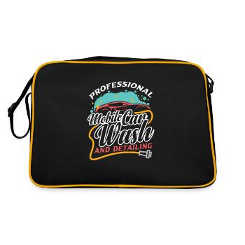 Mobile Car Detailing Auto Detailing Car Detailer - Retro Bag - black/gold - Back