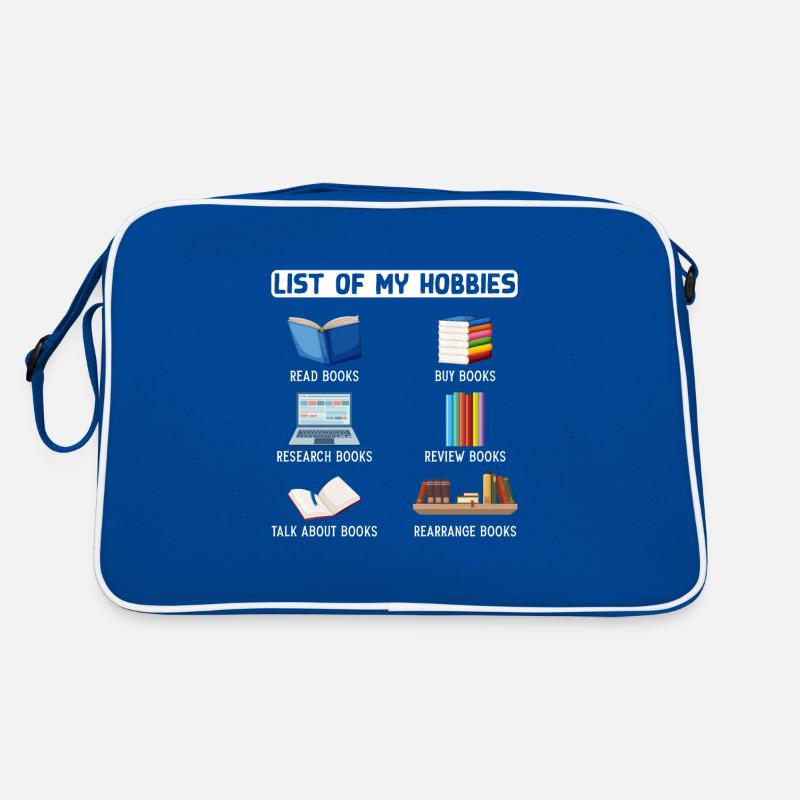 Funny Book Lover Humor Bookworm Reading Retro Bag