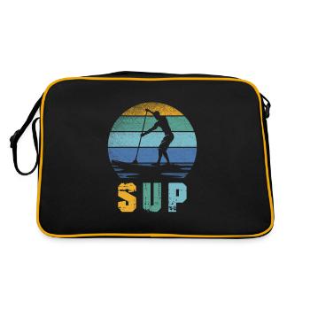 Retro Paddeln SUP Stand Paddle Board - Sac Retro - noir/or - Dos
