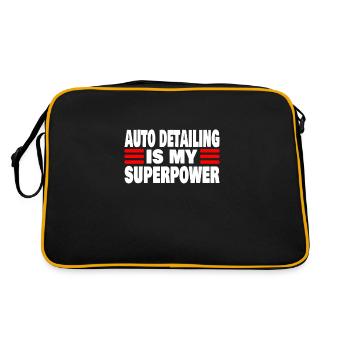 Mobile Car Detailing Auto Detailing Car Detailer - Retro Bag - black/gold - Back