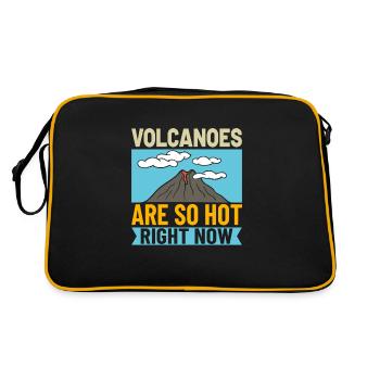 Geologist Volcano Geology Rock Hunter Rock Hunting - Retro Bag - black/gold - Back