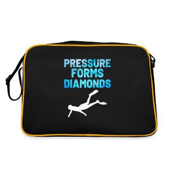 SCUBA DIVER SCUBA DIVING Idée cadeau - Sac Retro - noir/or - Dos