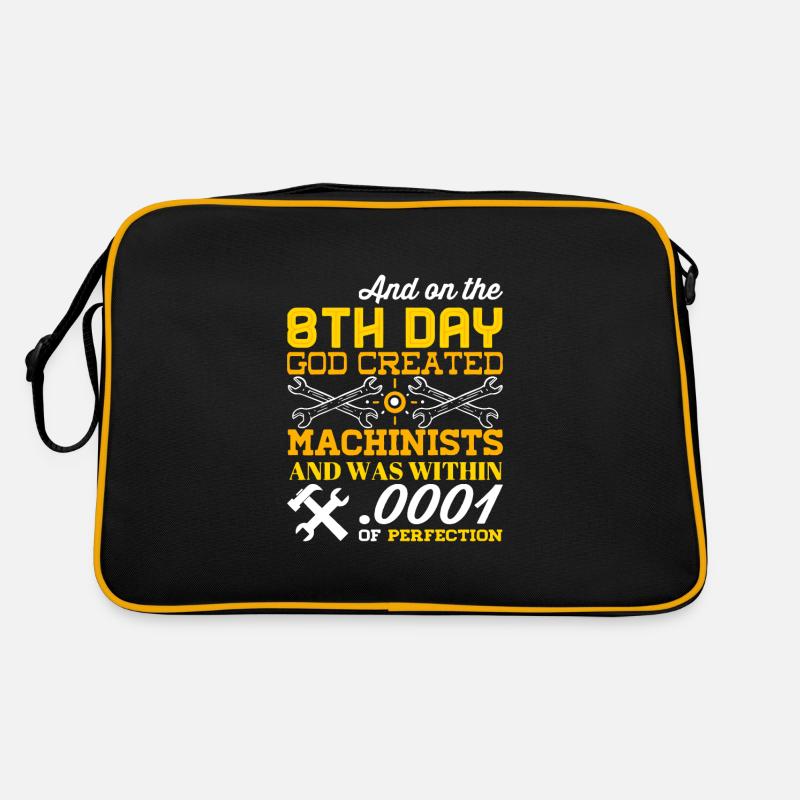Machiniste Programmation CNC Usinage Sac Retro