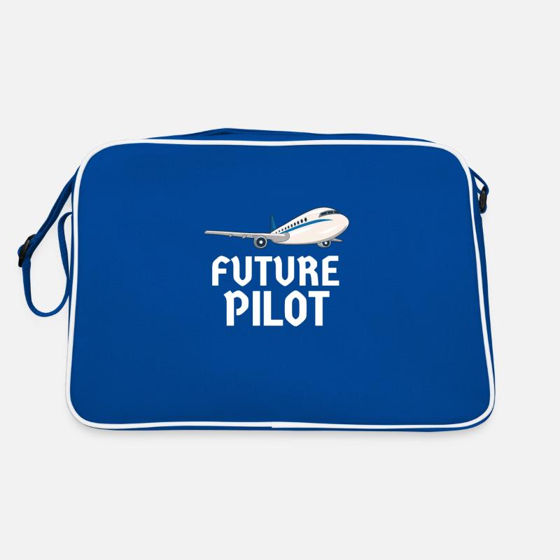Pilot Aviation Airplane Airline Future Pilots Retro Tasche