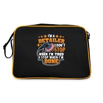 Mobile Auto Detailing Auto Detailing Car Detailer - Retro Bag - black/gold - Back