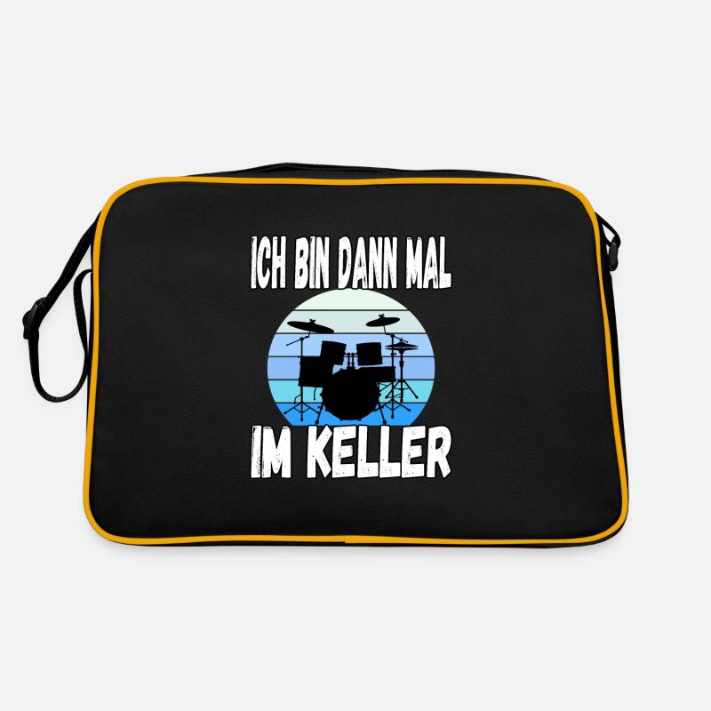 Ich bin dann mal im Keller Retro Tasche