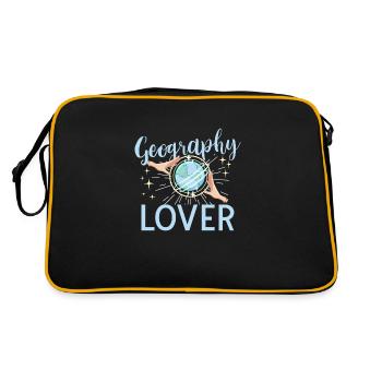 Géographie Sciences de la Terre Professeur de géographie - Sac Retro - noir/or - Dos