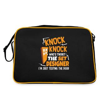 scénariste producteur acteur réalisateur cinéaste - Sac Retro - noir/or - Dos
